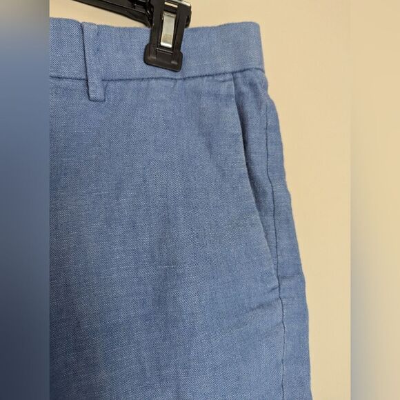 Banana Republic Men’s Linen Shorts – 9" Inseam Size 31 Blue - Picture 4 of 6